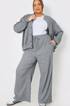 New In the Style Textured Bomber Jacket Grey