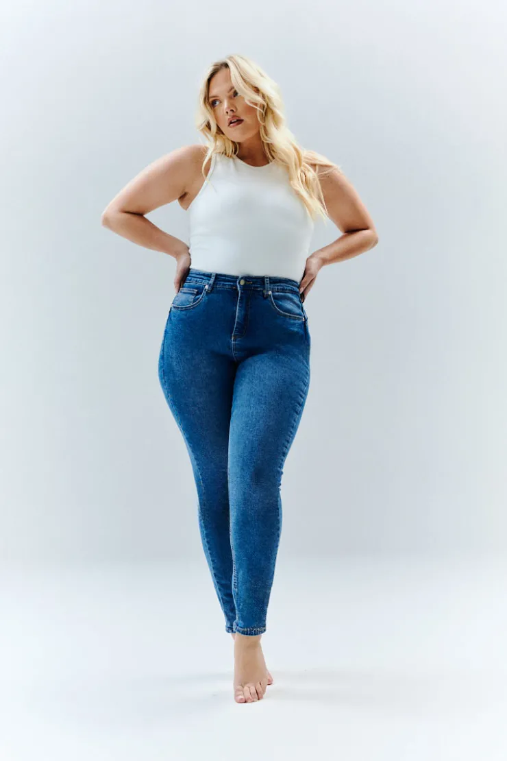 New IN THE STYLE The Miracle Skinny Jean Mid blue