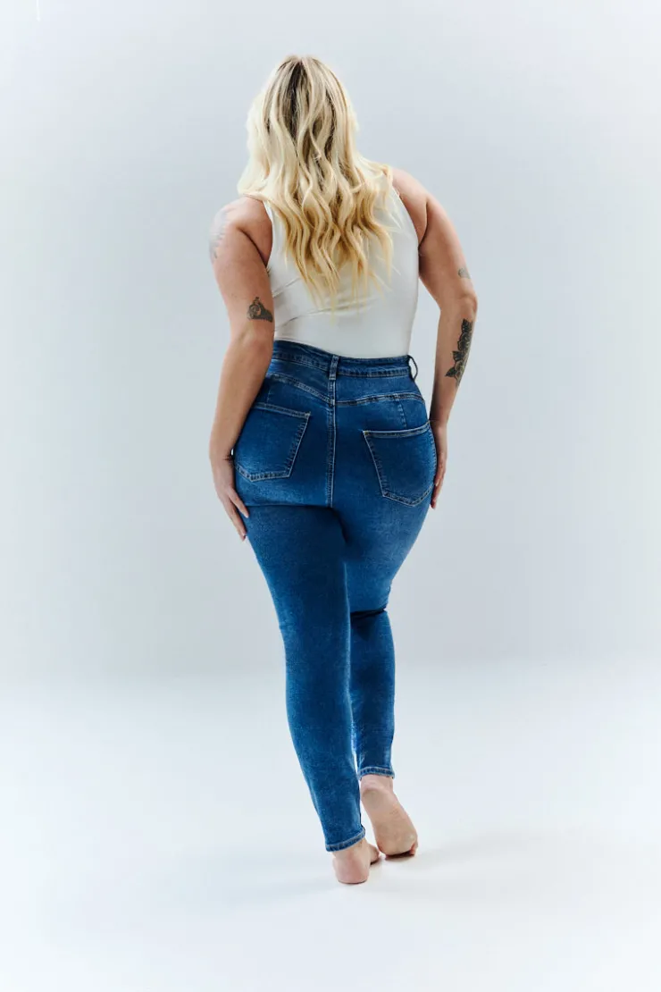 New IN THE STYLE The Miracle Skinny Jean Mid blue