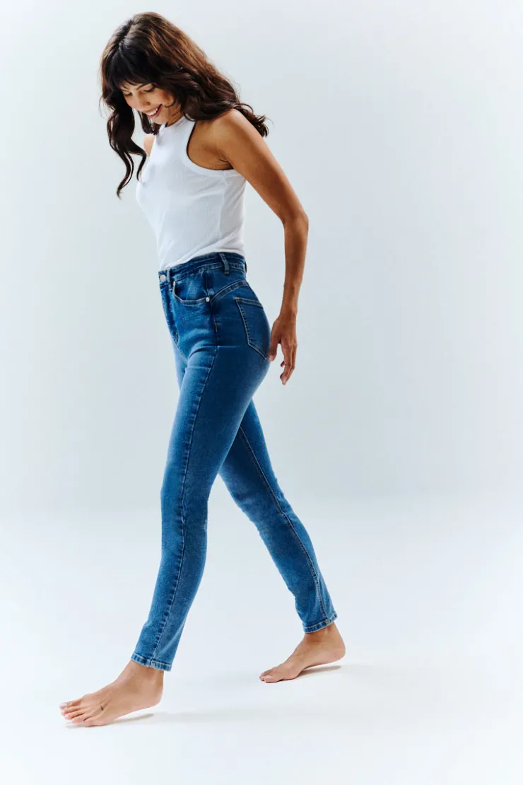 New IN THE STYLE The Miracle Skinny Jean Mid blue