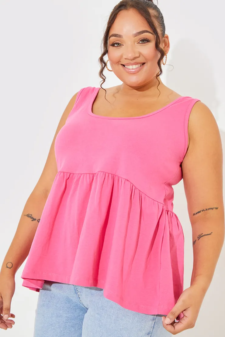 Online In The Style Tie Shoulder Smock Top