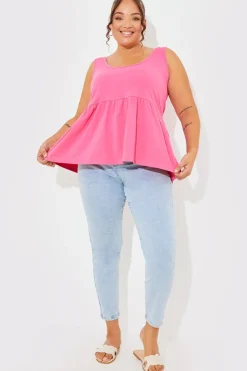 Online In The Style Tie Shoulder Smock Top