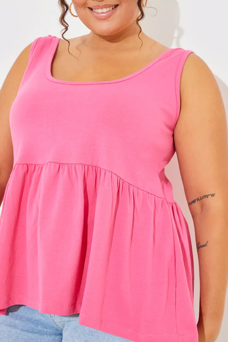 Online In The Style Tie Shoulder Smock Top