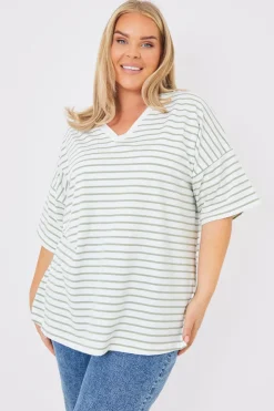 Online In the Style V Neck Oversized T-Shirt