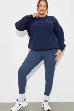 Hot In The Style V-Neck Embroidered Sport Collective Jersey Sweater
