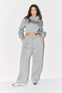 Outlet Fits Wide Leg Co-Ord Jogger Slate
