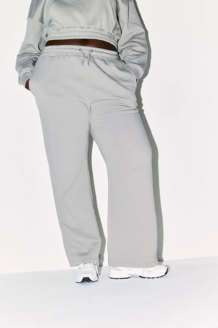 Outlet Fits Wide Leg Co-Ord Jogger Slate