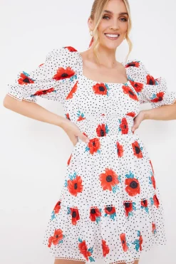 Online In the Style Wimbledon Dress White
