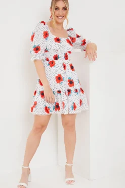 Online In the Style Wimbledon Dress White