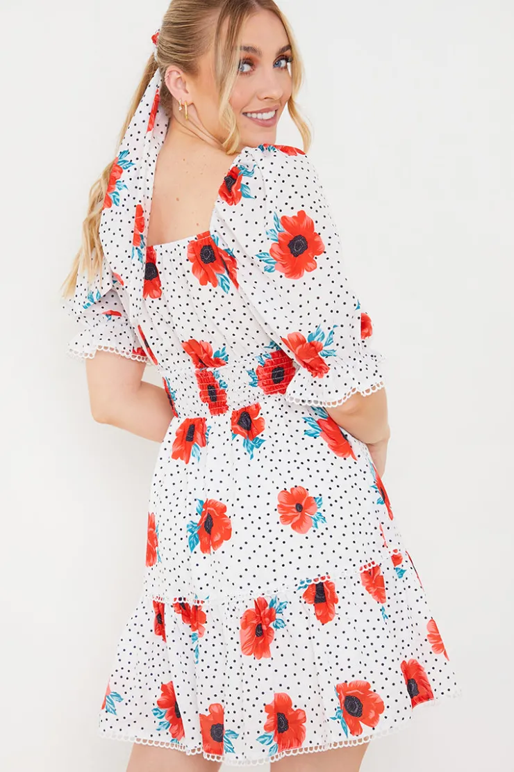 Online In the Style Wimbledon Dress White