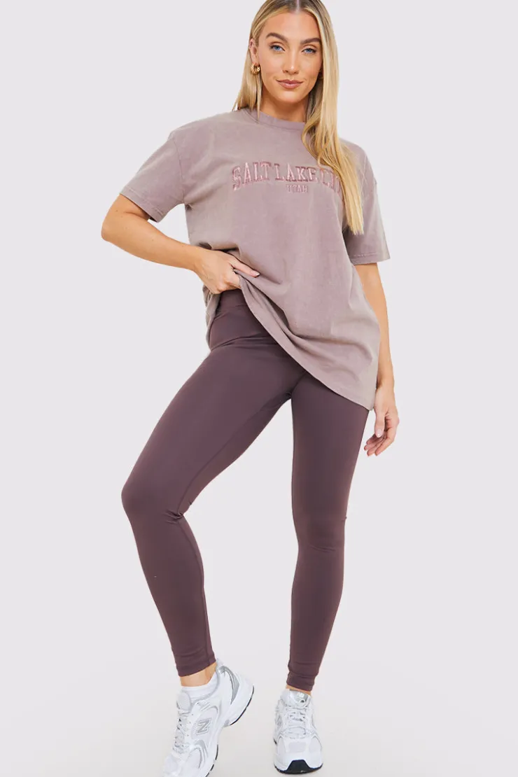 In the Style Wrap Front Legging