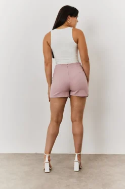 Hot In The Style Wrap Skort Lilac