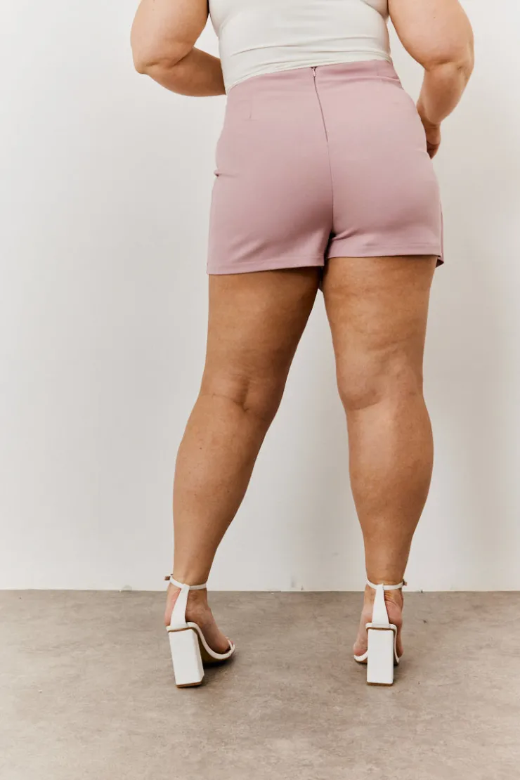 Hot In The Style Wrap Skort Lilac